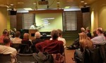 lecturing at the New York Composers Circle